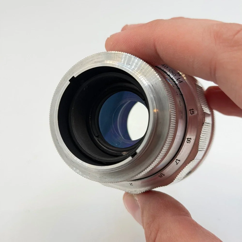 Jupiter-11 135mm f/4 Soviet Telephoto Lens Silver USSR Serial N7014808 VGC